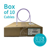 Cat 6A TX6A-SD 10GIG UTP Patch Cord, Violet 4 Meter BOX OF 10 Cables, SHOP.INSPIRE.CHANGE