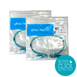 Lot of 2 Ubiquiti 1m Optic Fibre Duplex Network LC UOC-1 SHOP.INSPIRE.CHANGE