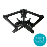 Generic Triple VESA Monitor Stand with Dual Arms & Weighted Free Standing Base
