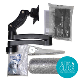 ICW Ultra 560 Single Monitor Arm Desk Mount + Height Adjust & Riser Pole Kits