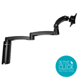 ICW Ultra 560 Ergonomic Desk Mounted Single Monitor Arm Mount with Riser (Used)