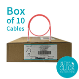 Panduit UTP6ASD2MRD CAT6A 2M Red UTP Patch RJ-45 [Box of 10] SHOP.INSPIRE.CHANGE