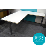 Bulk Lot - Schiavello Krossi Hand Cranked Adjustable Height Corner Desk