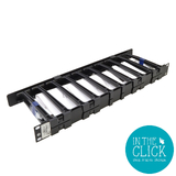 Opened Never Used APC NetShelter AR8612 Horizontal Cable Manager 1U x 6in