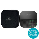 Logitech P710e Portable BT+USB Audio & Conference Call Dock; SHOP.INSPIRE.CHANGE