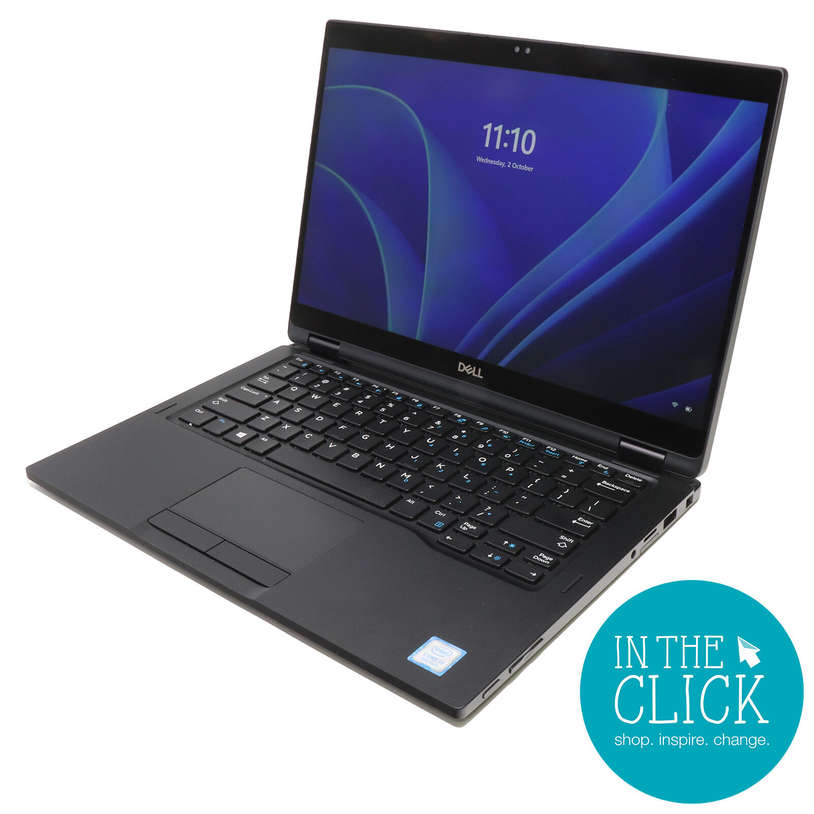 Dell laptop open