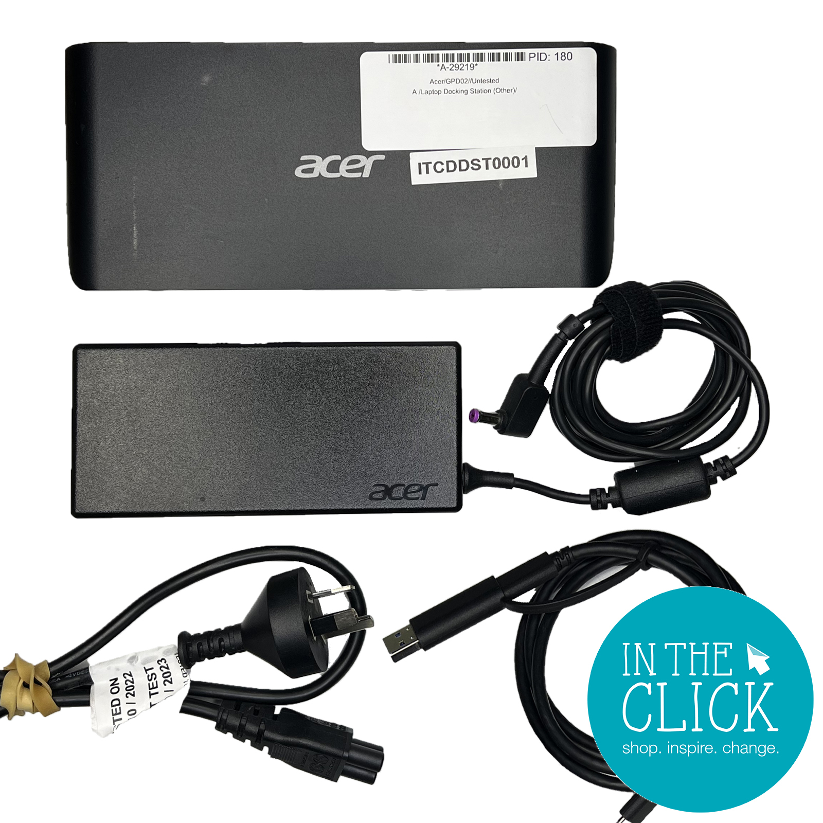 ACER ProDock ms2339 con 4 X USB 3.0 per Acer TravelMate 8573 