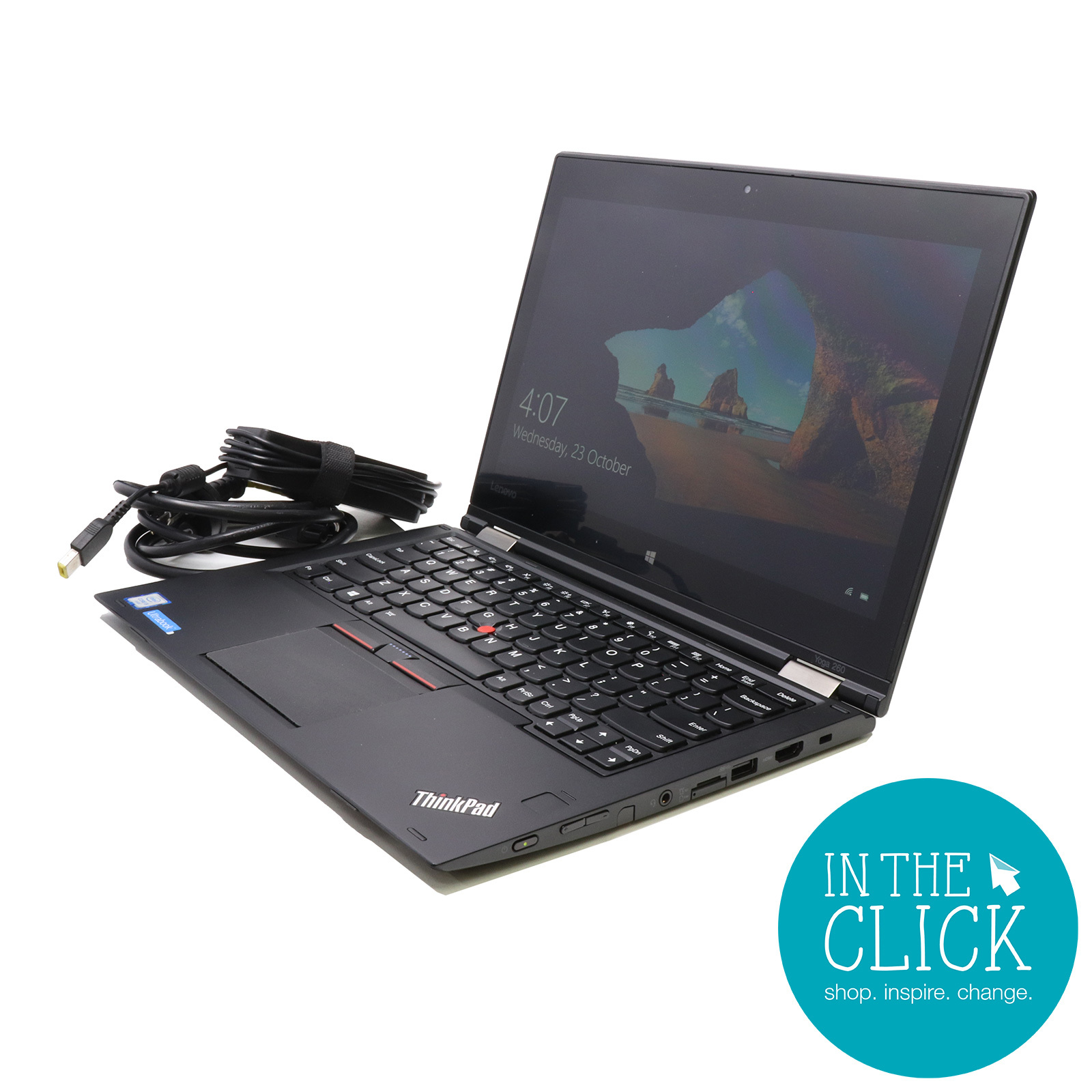 Lenovo thinkpad laptop with charger