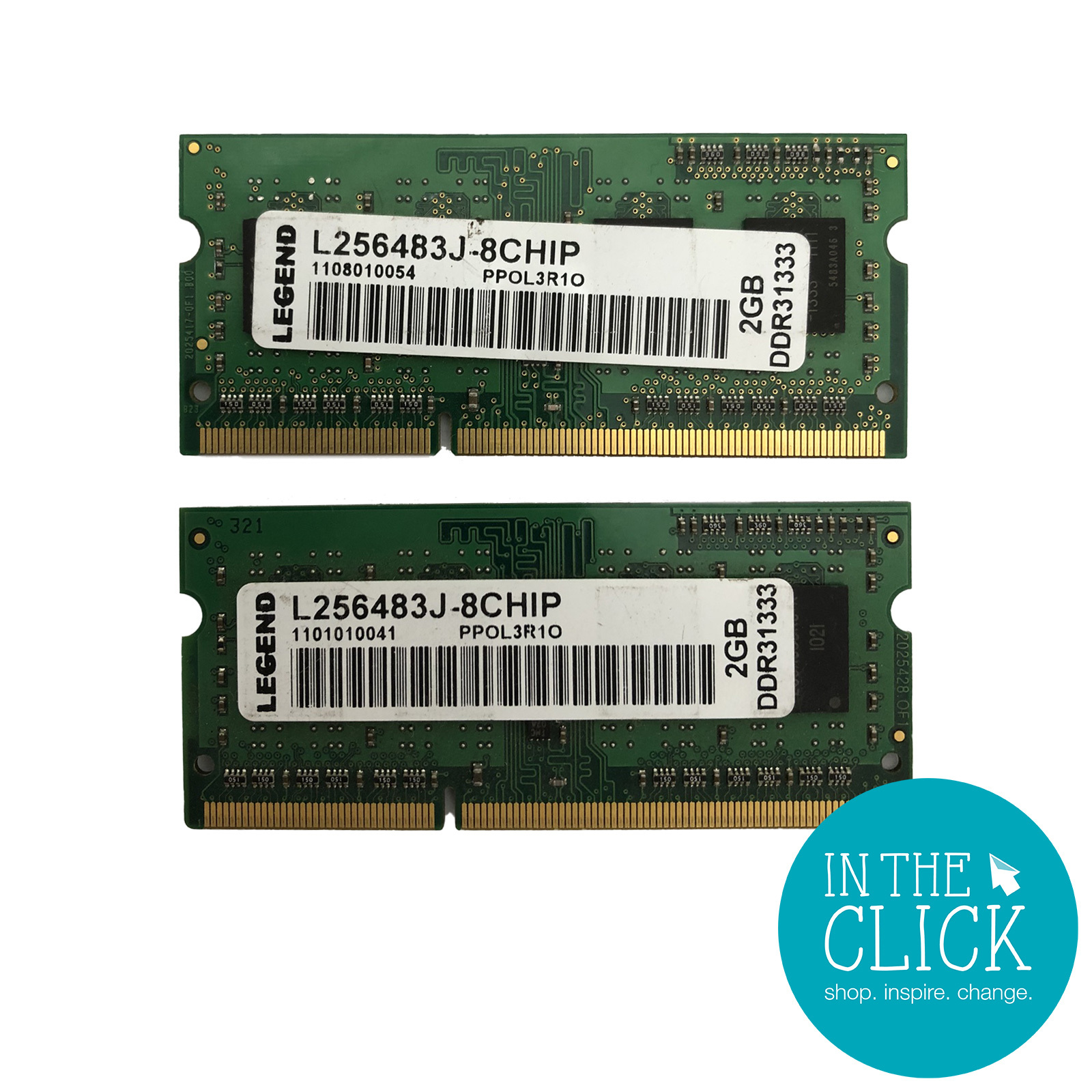 Legend 4GB RAM KIT 2x2GB PC3 10600S DDR3 204 pin SO