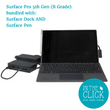 Microsoft Surface Pro 5 4G +Dock +Pen BUNDLE i5-7300U/8G RAM/256G SSD |B Grade|