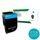 Lexmark 708C Toner Cartridge Cyan SHOP.INSPIRE.CHANGE