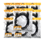 Lot of 10 ALOGIC 3m Black Power Connector Cable IEC C13 Male to C14 Female