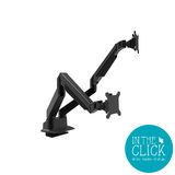 Zen Space Desks Black Dual Arm VESA Monitor Mount; SHOP.INSPIRE.CHANGE