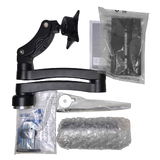 ICW Ultra 560 Single Monitor Arm Desk Mount + Height Adjust & Riser Pole Kits