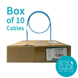 Cat 6A TX6A-SD 10GIG UTP Patch Cord, Blue 3.5M BOX OF 10 Cables, SHOP.INSPIRE.CHANGE