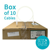 Cat 6A TX6A-SD 10GIG UTP Patch Cord, OFF White 3 Meter BOX OF 10 Cables, SHOP.INSPIRE.CHANGE