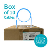 Cat 6A TX6A-SD 10GIG UTP Patch Cord, Blue 2 Meter BOX OF 10 Cables, SHOP.INSPIRE.CHANGE