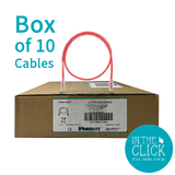 Panduit UTP6ASD2MRD CAT6A 2M Red UTP Patch RJ-45 [Box of 10] SHOP.INSPIRE.CHANGE