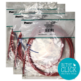 Pack of 3 Panduit UTP6ASD2MRD CAT6A 2M Red UTP Patch RJ-45; SHOP.INSPIRE.CHANGE