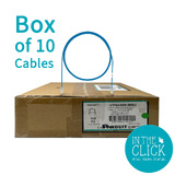 Cat 6A TX6A-SD 10GIG UTP Patch Cord, Blue 0.5 Meter BOX OF 10 Cables, SHOP.INSPIRE.CHANGE
