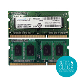 Crucial 8GB RAM KIT (2x4GB) PC3-1600 (DDR3 204-pin SODIMM) SHOP.INSPIRE.CHANGE