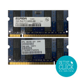 Elpida 4GB RAM KIT (2x2GB) PC2-6400S (200-pin SO-DIMM) EBE21UE8AFSA-8G-F SHOP.INSPIRE.CHANGE