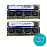 ADATA 8GB RAM KIT (2x4GB) PC3-10600S (DDR3 204-pin SO-DIMM) SHOP.INSPIRE.CHANGE
