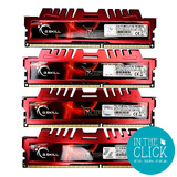 G.SKILL 16GB RAM Kit 4x4GB RipjawsX F3-17000CL11Q-16GBXL DDR3 SDRAM DIMM