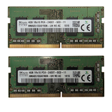 SK hynix 8GB RAM Kit 2x4GB DDR4 SDRAM SO-DIMM HMA851S6AFR6N-UH