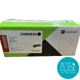 Lexmark 24B6830 Black Toner Cartridge - Brand New, Sealed; SHOP.INSPIRE.CHANGE