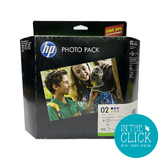 Genuine HP Set\Kit of 6 ink cartridges&120 photo paper CG849AA HP 02 SHOP.INSPIRE.CHANGE